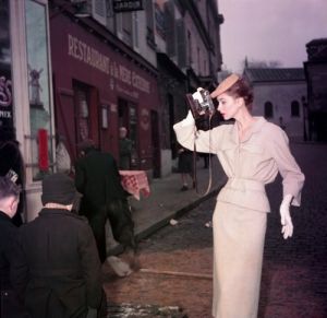 vintage model with camera in the street.jpg